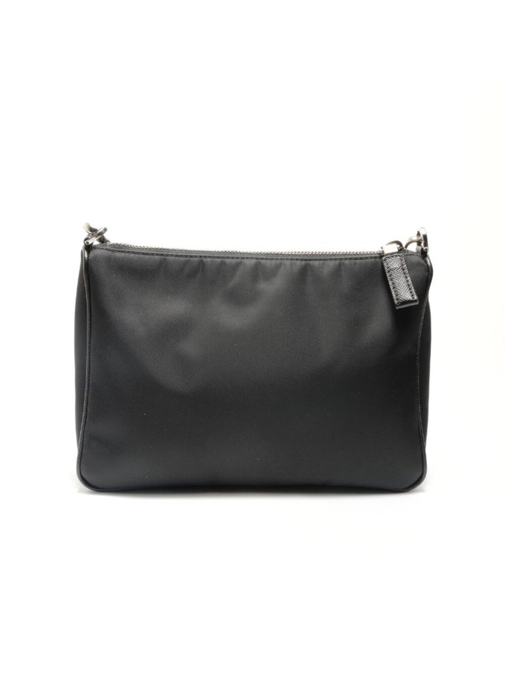 Prada Shoulder Bag with Triangular Plate Pouch - Picture 2 of 10